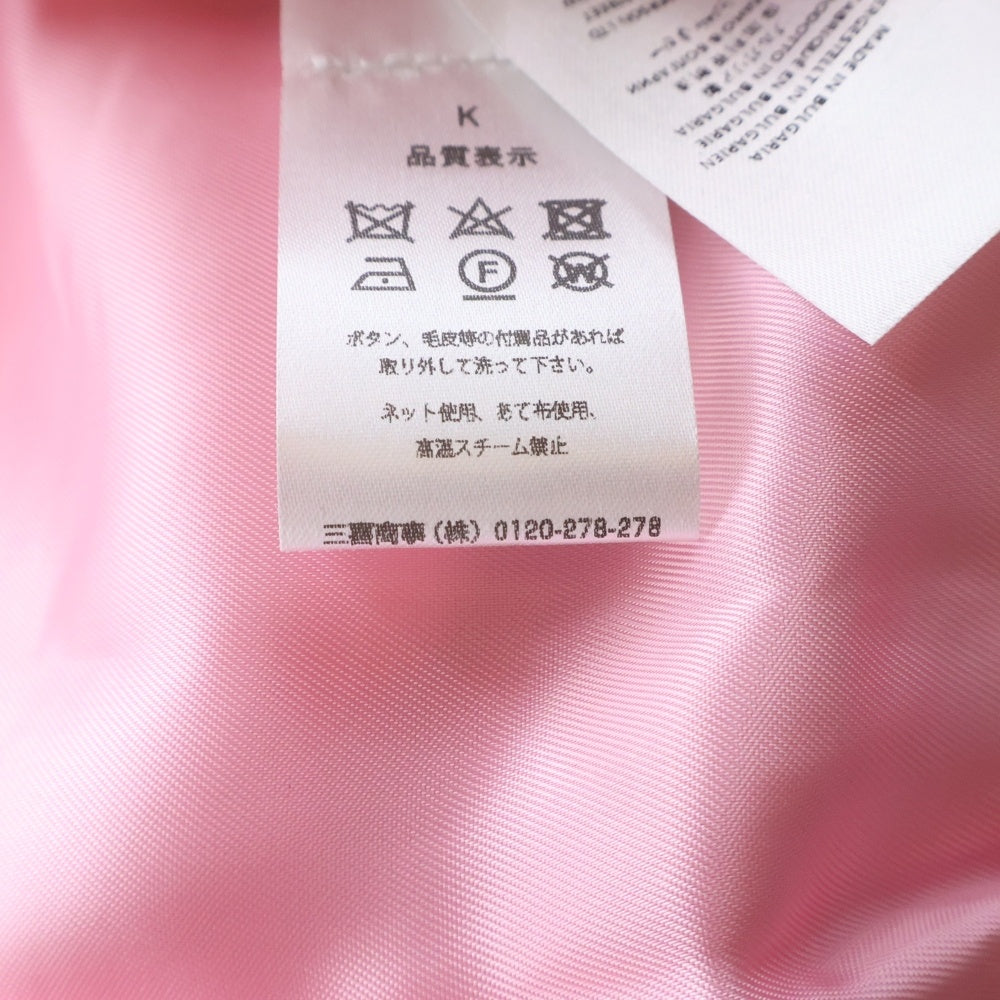 J.W.ANDERSON(ジェー ダブリュー アンダーソン) エルボースリット ウール 1B テーラードジャケット ピンク JK0203PG1038345 レディース