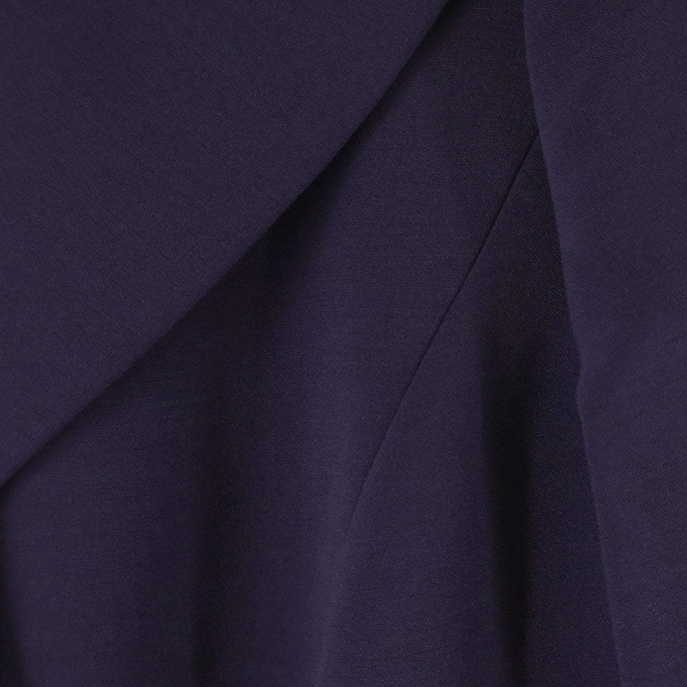EMPORIO ARMANI(エンポリオアルマーニ) ウール Aライン 3B チェスターコート パープル S2L 10T S2020