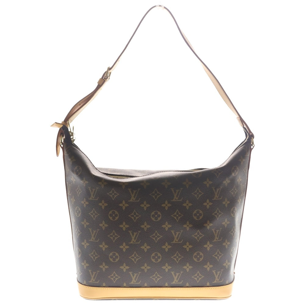 LOUIS VUITTON(ルイヴィトン) ×Sharon Stone シャロンストーン アムファースリー モノグラム PVC レザー ワンショルダーバッグ ゴールド金具 ブラウン M47275 レディース