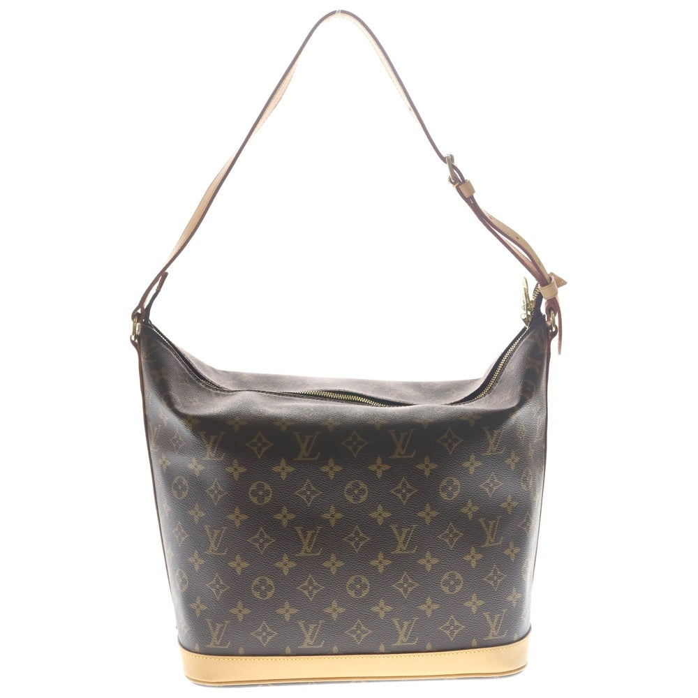 LOUIS VUITTON(ルイヴィトン) ×Sharon Stone シャロンストーン アムファースリー モノグラム PVC レザー ワンショルダーバッグ ゴールド金具 ブラウン M47275 レディース