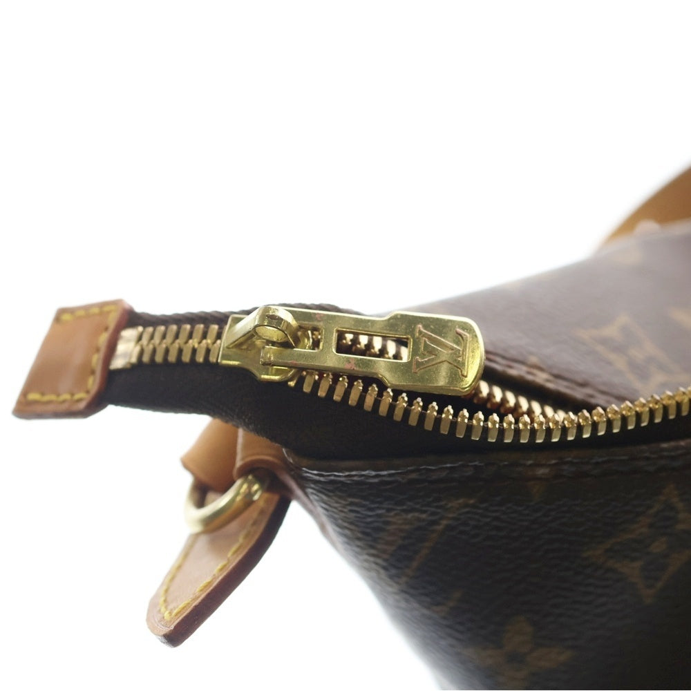 LOUIS VUITTON(ルイヴィトン) ×Sharon Stone シャロンストーン アムファースリー モノグラム PVC レザー ワンショルダーバッグ ゴールド金具 ブラウン M47275 レディース