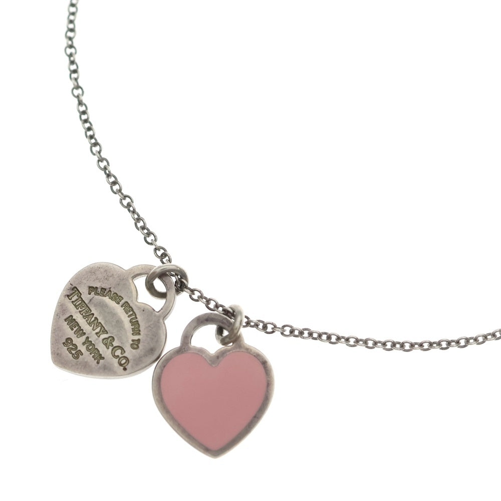 TIFFANY & Co.(ティファニー) リターントゥティファニー ダブルハートチェーンペンダントネックレス Ag925 シルバー レディース