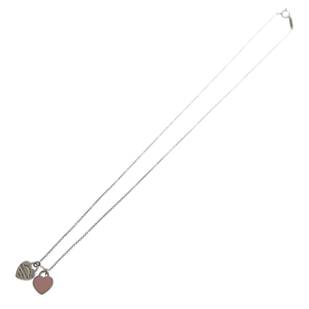 TIFFANY & Co.(ティファニー) リターントゥティファニー ダブルハートチェーンペンダントネックレス Ag925 シルバー レディース