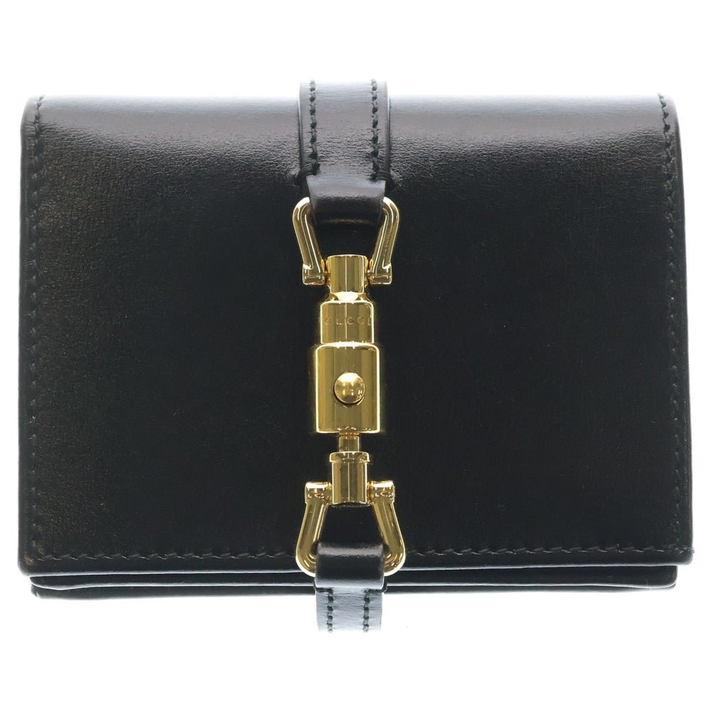GUCCI(グッチ) ジャッキー1961 二つ折り財布 ブラック レザー 645536