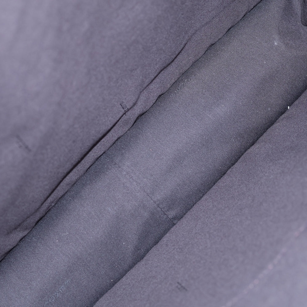 FENDI(フェンディ) ズッカ柄 トートバッグ ハンドバッグ ブラック レザー×PVC シルバー金具