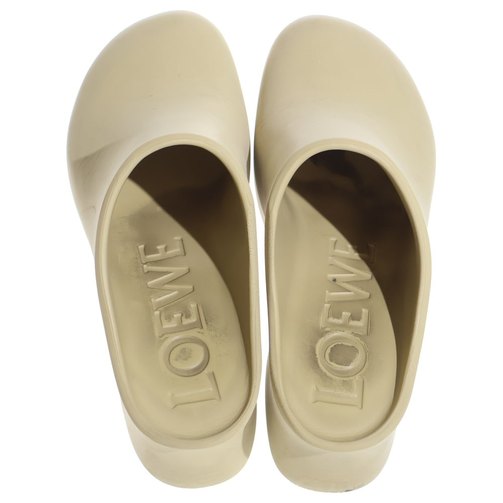 LOEWE(ロエベ) Terra Platform Clog テラ プラットフォーム クロッグ ミュール ベージュ レディース