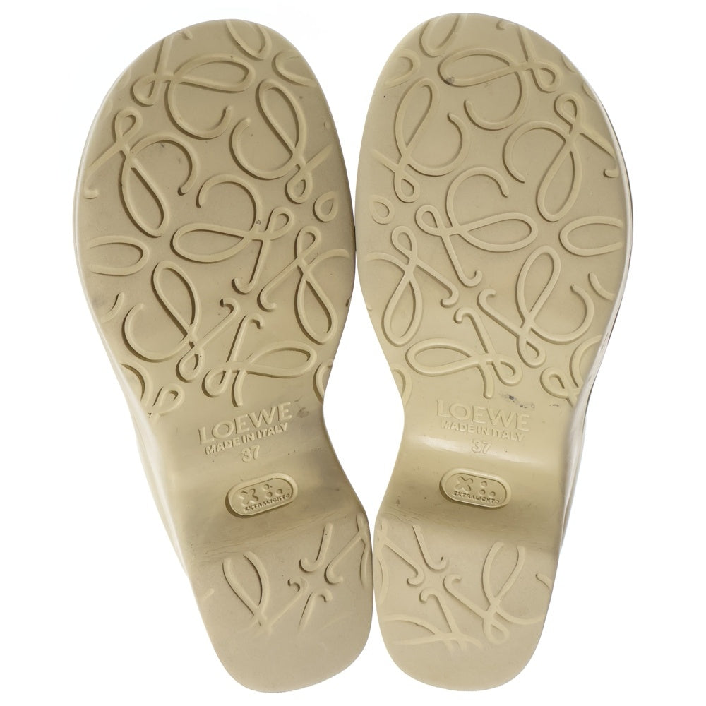 LOEWE(ロエベ) Terra Platform Clog テラ プラットフォーム クロッグ ミュール ベージュ レディース