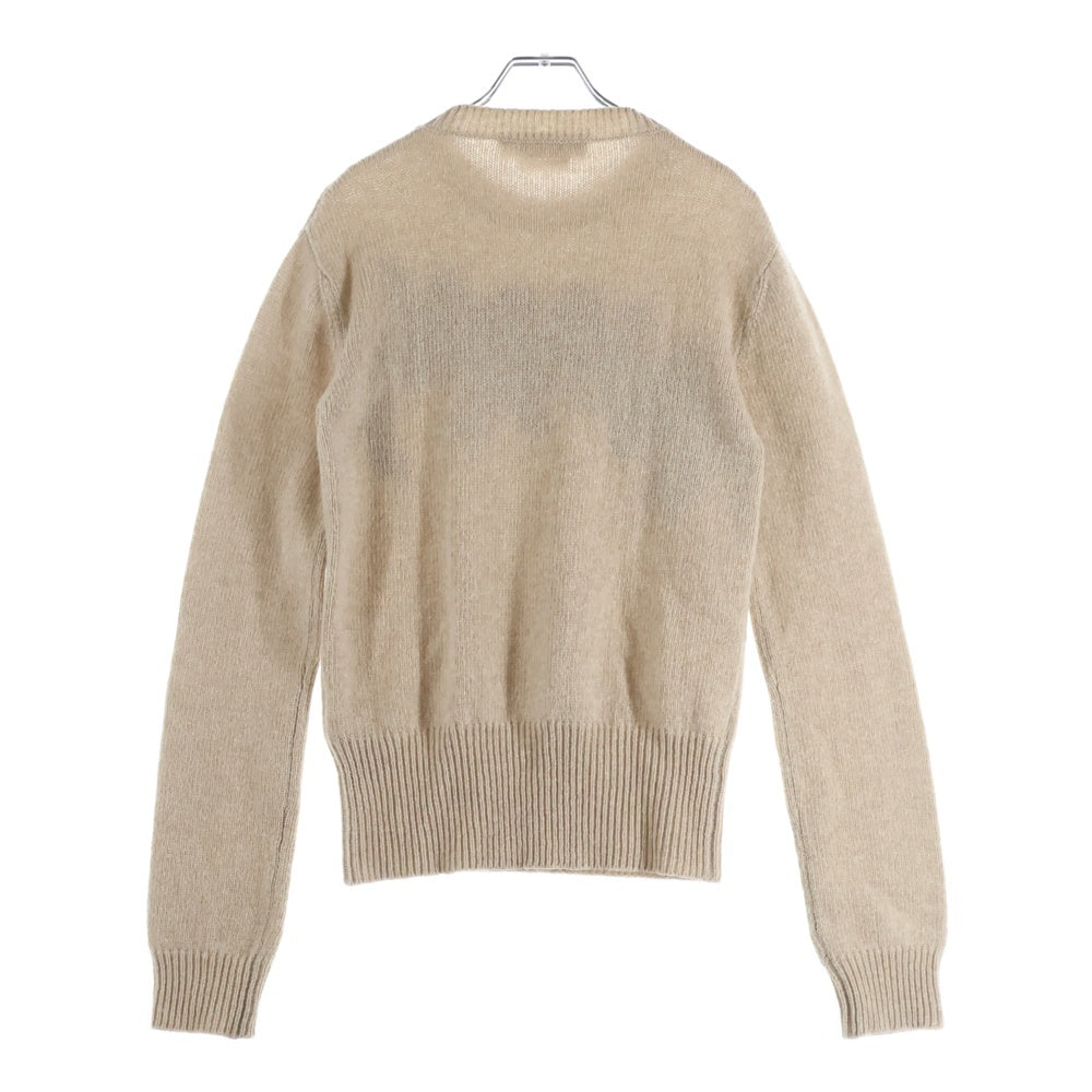 MARNI(マルニ) 22AW シェットランド ロゴクルーネックニット ベージュ GCMD0369Q0 レディース