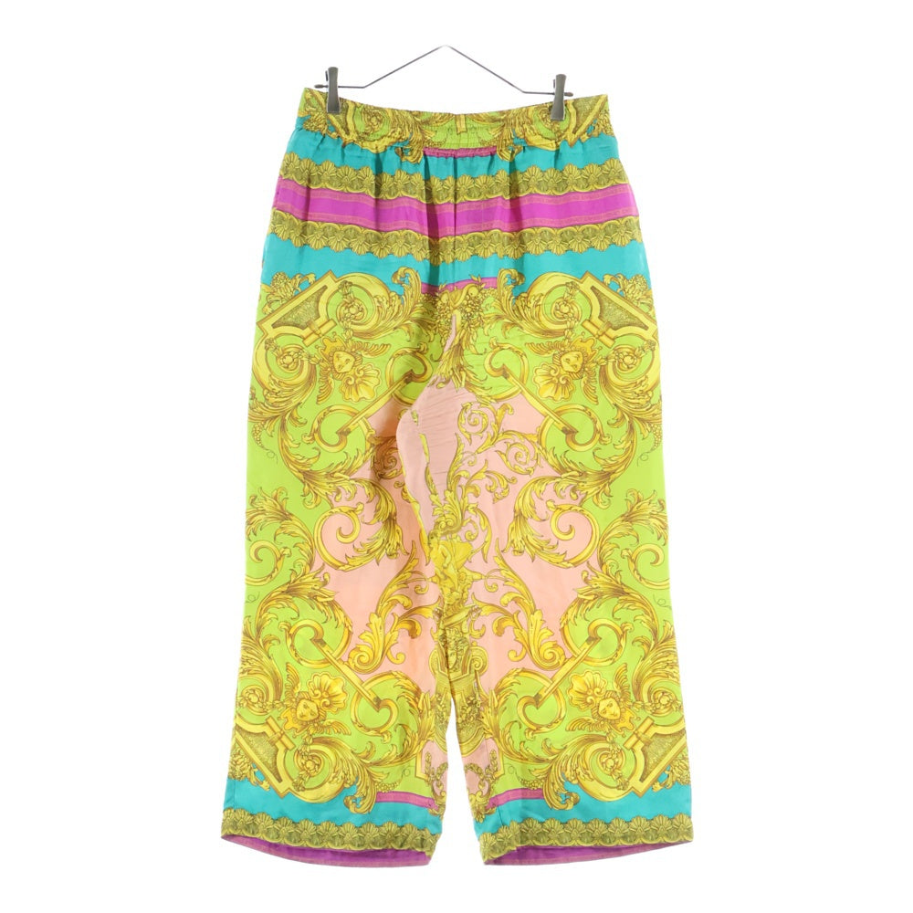 VERSACE(ヴェルサーチ) ■バロックプリント メデューサ ワイドパンツ イエロー 1004370