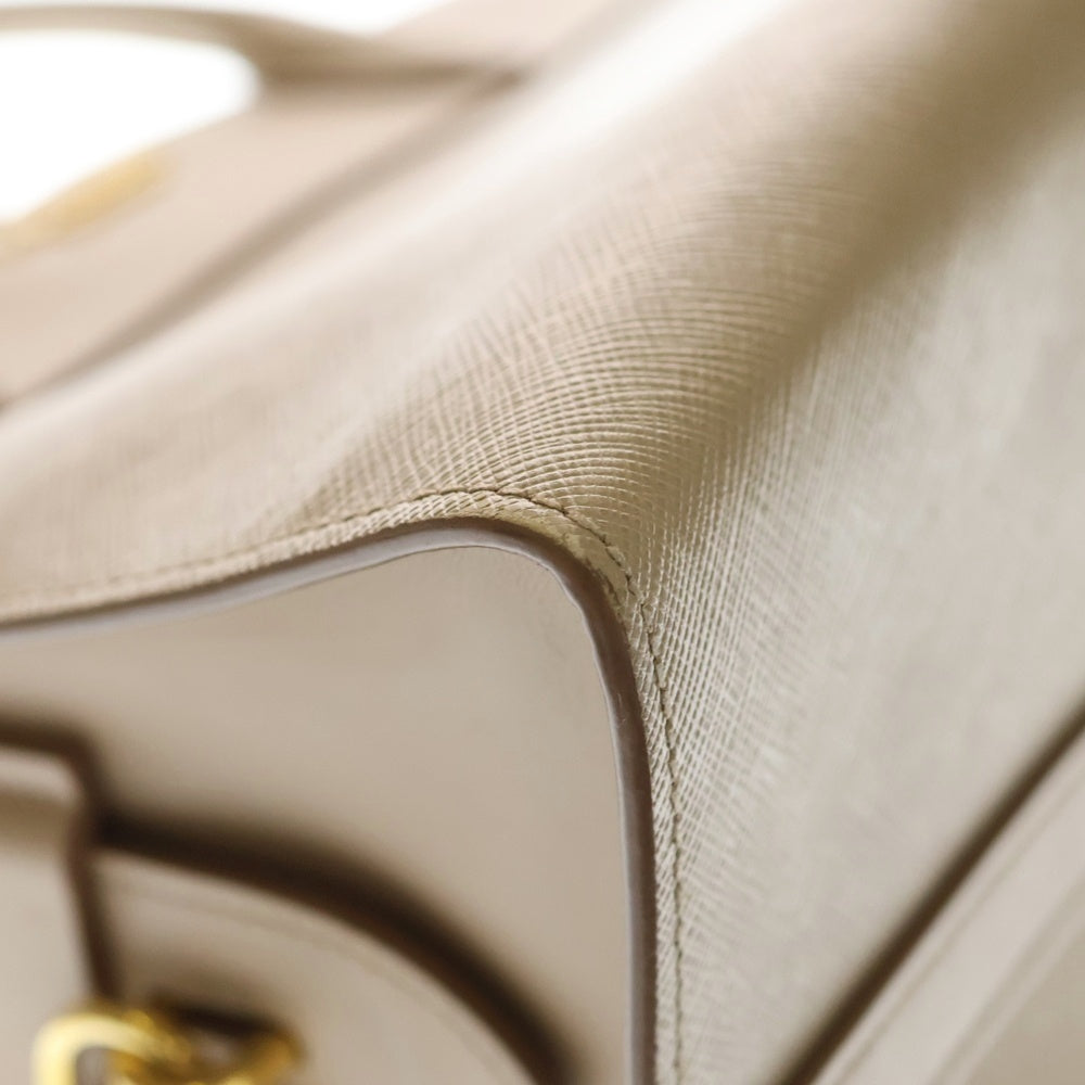 PRADA(プラダ) エスプラナード ハンドバッグ 2wayショルダーバッグ ベージュ レザー 1BA047 レディース