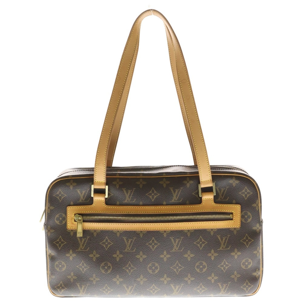 LOUIS VUITTON(ルイヴィトン) モノグラム シテGM レザーハンドバッグ ブラウン M51181