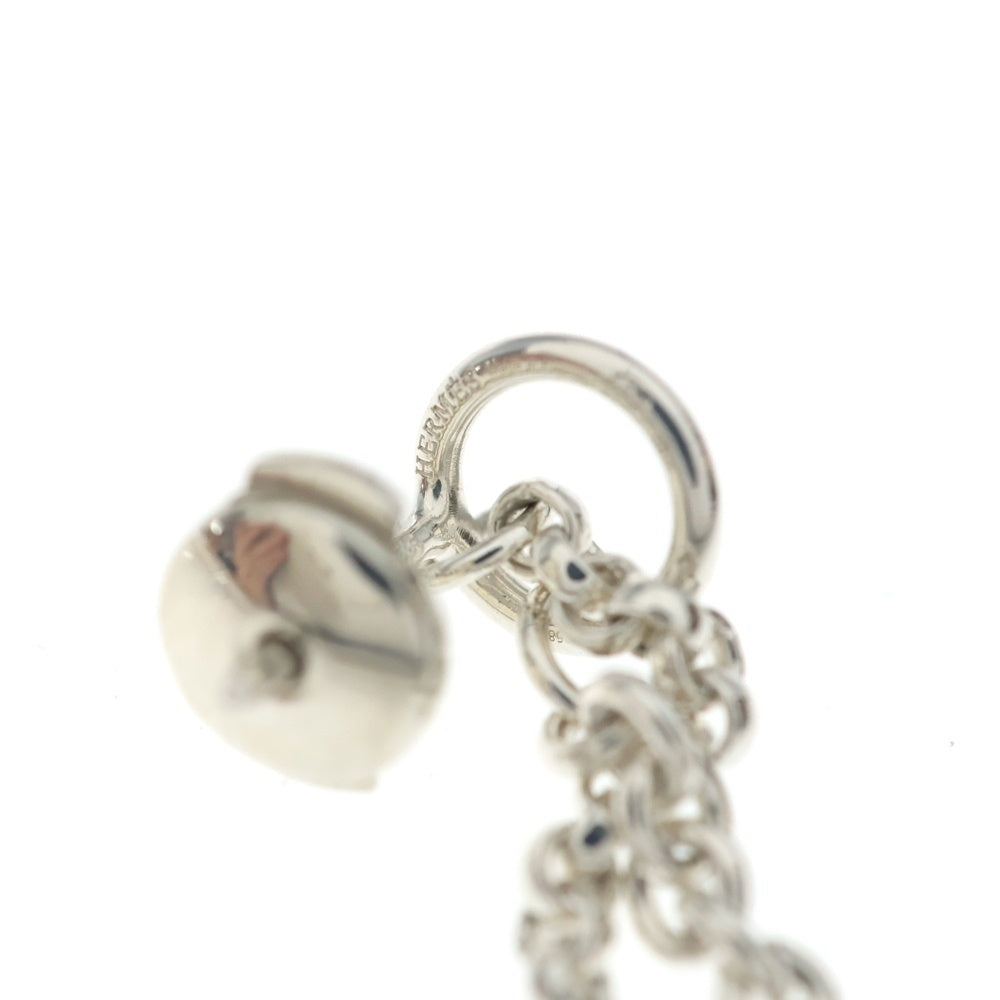 HERMES(エルメス) シェーヌダンクル ニューファランドール チェーンピアス Ag925 シルバー レディース