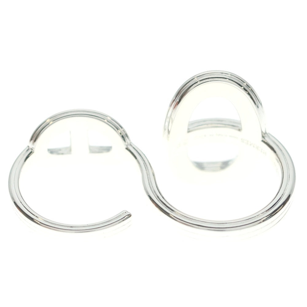 HERMES(エルメス) シェーヌダンクル24 ダブルリング 指輪 Ag925 シルバー レディース