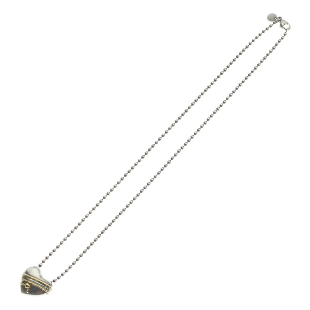 TIFFANY & Co.(ティファニー) ハート&アロー チェーンペンダントネックレス 925×750 シルバー×ゴールド レディース