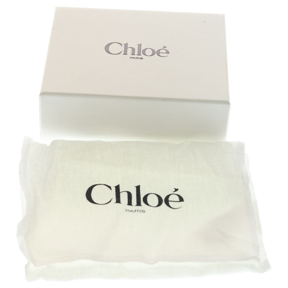Chloe(クロエ) トリフォールド レザーコンパクトウォレット 三つ折り財布 ベージュ レディース