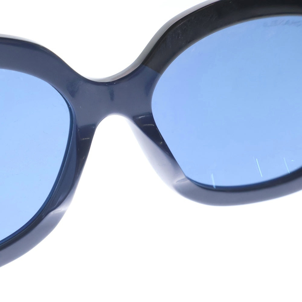 CHANEL(シャネル) ココマーク サングラス ブルー×ブラック 57□19 5373-A アイウェア 眼鏡 レディース