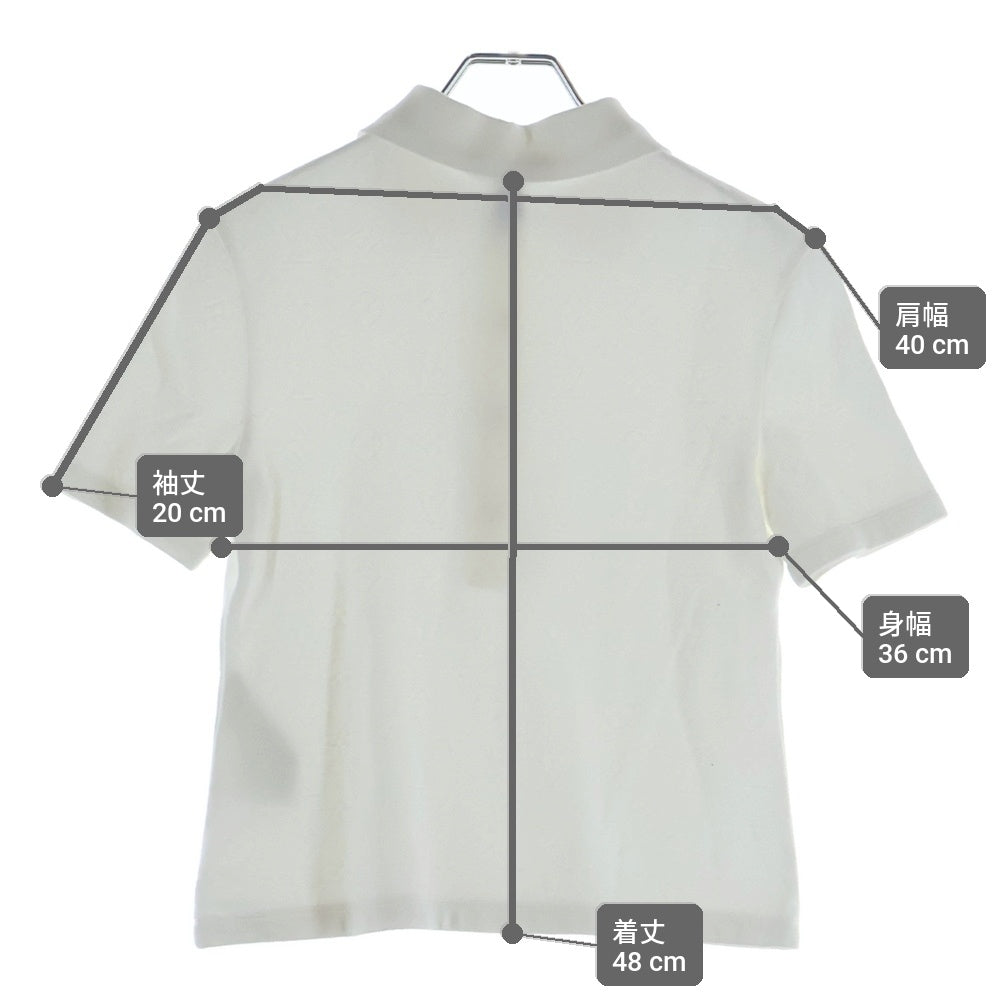 LOUIS VUITTON(ルイヴィトン) モノグラムピケ 半袖 ポロシャツ ホワイト RW242WD レディース