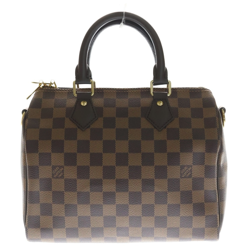 LOUIS VUITTON(ルイヴィトン) ダミエ スピーディーバンドリエール25 2wayショルダーバッグ ハンドバッグ ブラウン PVCレザー RFID N41368 レディース