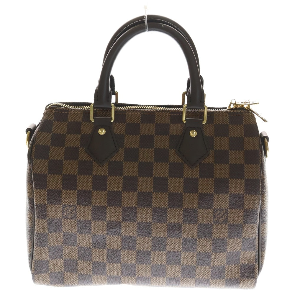 LOUIS VUITTON(ルイヴィトン) ダミエ スピーディーバンドリエール25 2wayショルダーバッグ ハンドバッグ ブラウン PVCレザー RFID N41368 レディース