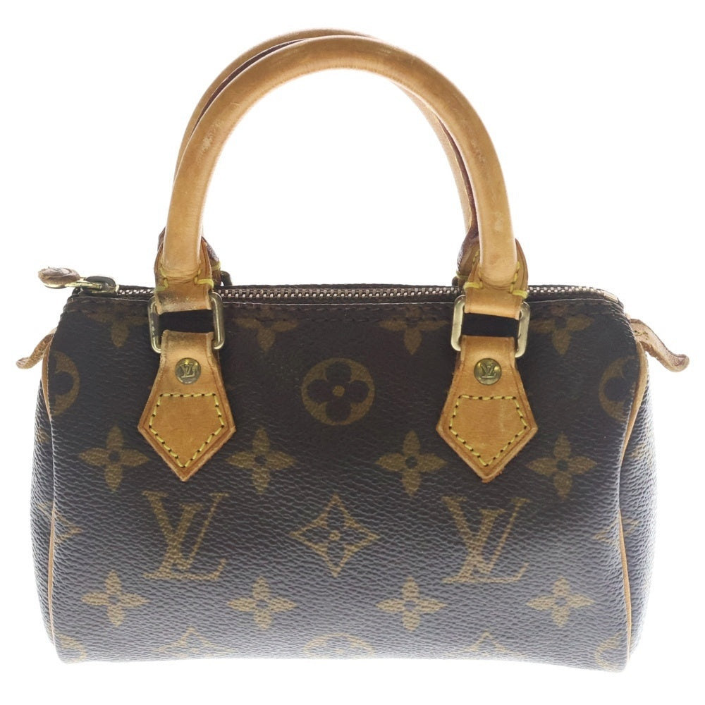 LOUIS VUITTON(ルイヴィトン) モノグラム ナノスピーディ ブラウン PVC ショルダーバッグ M41534 レディース