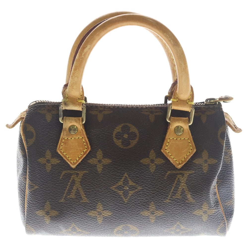 LOUIS VUITTON(ルイヴィトン) モノグラム ナノスピーディ ブラウン PVC ショルダーバッグ M41534 レディース