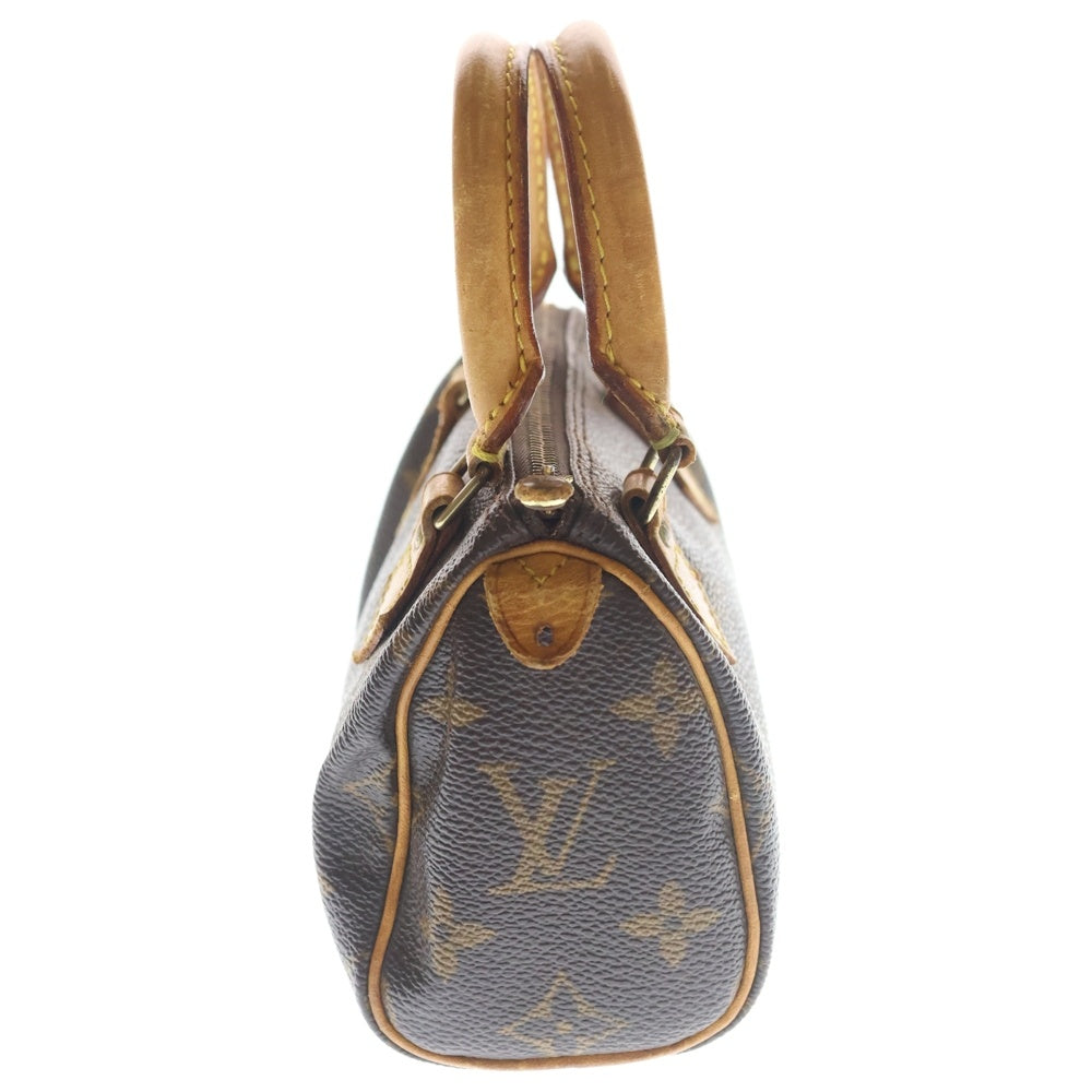 LOUIS VUITTON(ルイヴィトン) モノグラム ナノスピーディ ブラウン PVC ショルダーバッグ M41534 レディース