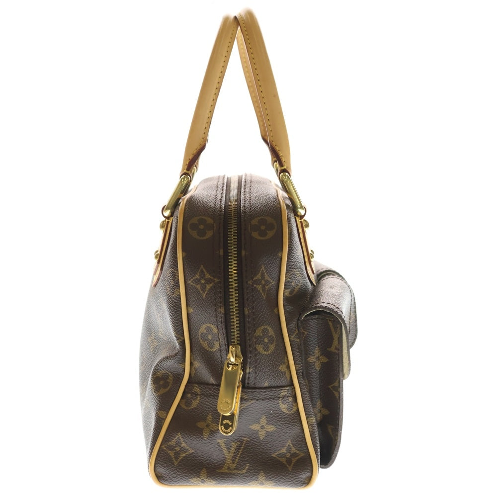 LOUIS VUITTON(ルイヴィトン) モノグラム マンハッタンPM ハンドバッグ ブラウン PVCレザー M40026 レディース