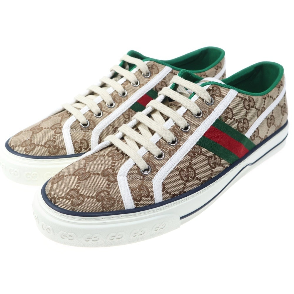GUCCI(グッチ) テニス 1977 GGキャンバス ローカットスニーカー ブラウン 606110