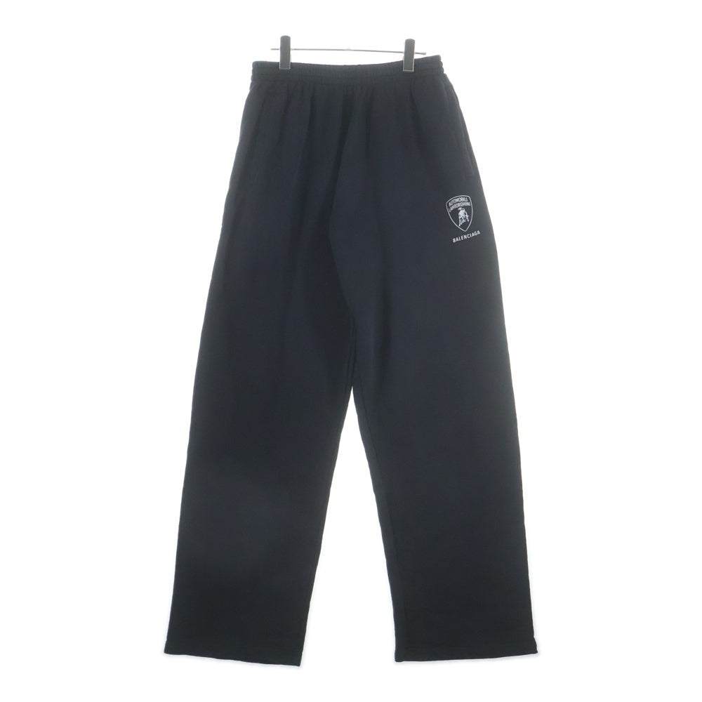 BALENCIAGA(バレンシアガ) Fall 25 ×LAMBORGHINI ランボルギーニコラボ オートモビリ コットンスウェットパンツ ブラック 826637
