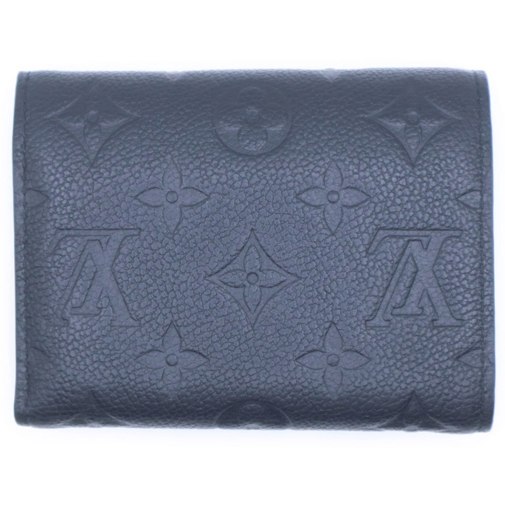 LOUIS VUITTON(ルイヴィトン) ポルトフォイユヴィクトリーヌ レザーコンパクトウォレット 二つ折り財布 ブラック M64060 レディース