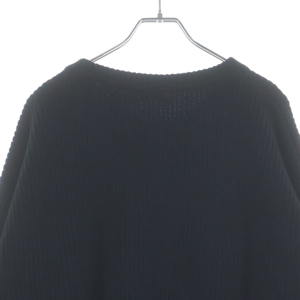 CELINE(セリーヌ) 21AW Embroidery Over Size Sweater ロゴエンブロイダリー オーバーサイズニットセーター ブラック 2A19R423P レディース