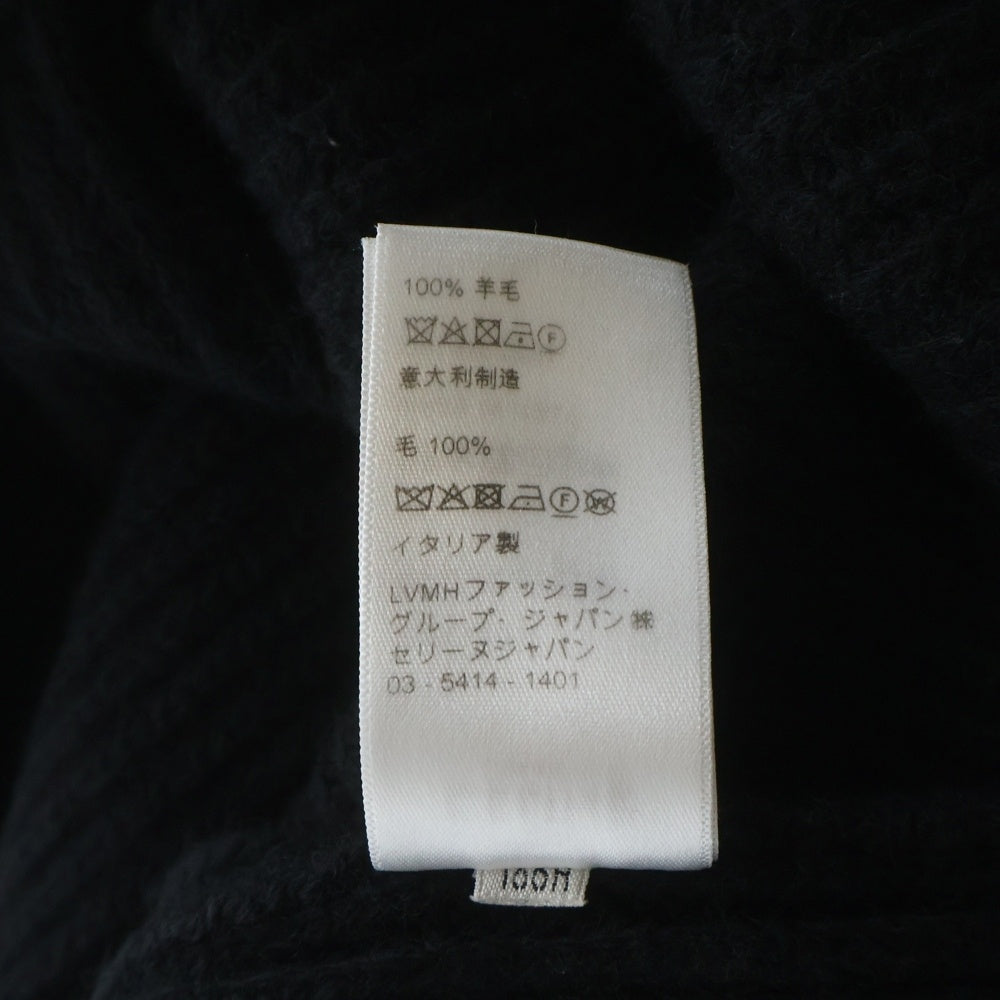 CELINE(セリーヌ) 21AW Embroidery Over Size Sweater ロゴエンブロイダリー オーバーサイズニットセーター ブラック 2A19R423P レディース