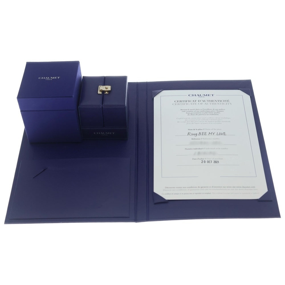 Chaumet(ショーメ) ビーマイラブ リング ダイヤモンド イエローゴールド Au750YG 指輪 #52 ジュエリー