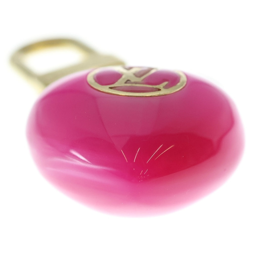 LOUIS VUITTON(ルイヴィトン) ポルトクレ LVビブラド バッグチャーム キーホルダー ピンク ゴールド M01008 レディース