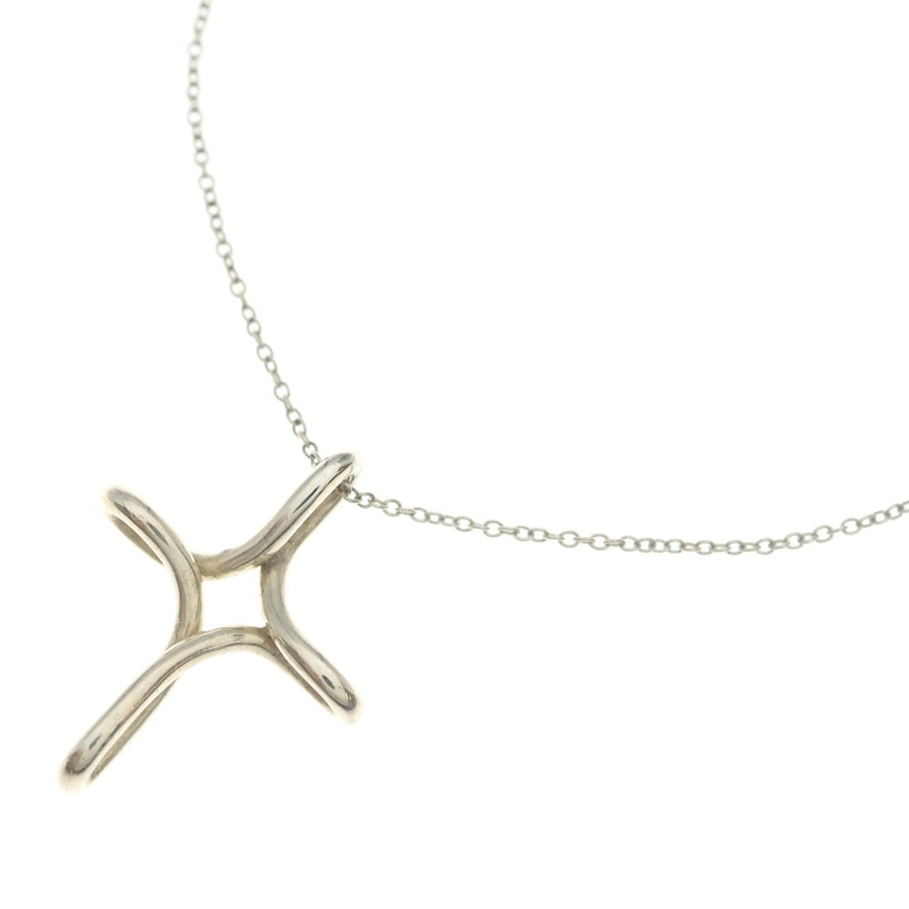 TIFFANY & Co.(ティファニー) インフィニティクロス ネックレス ペンダント チェーン シルバー SV925 2.7g レディース