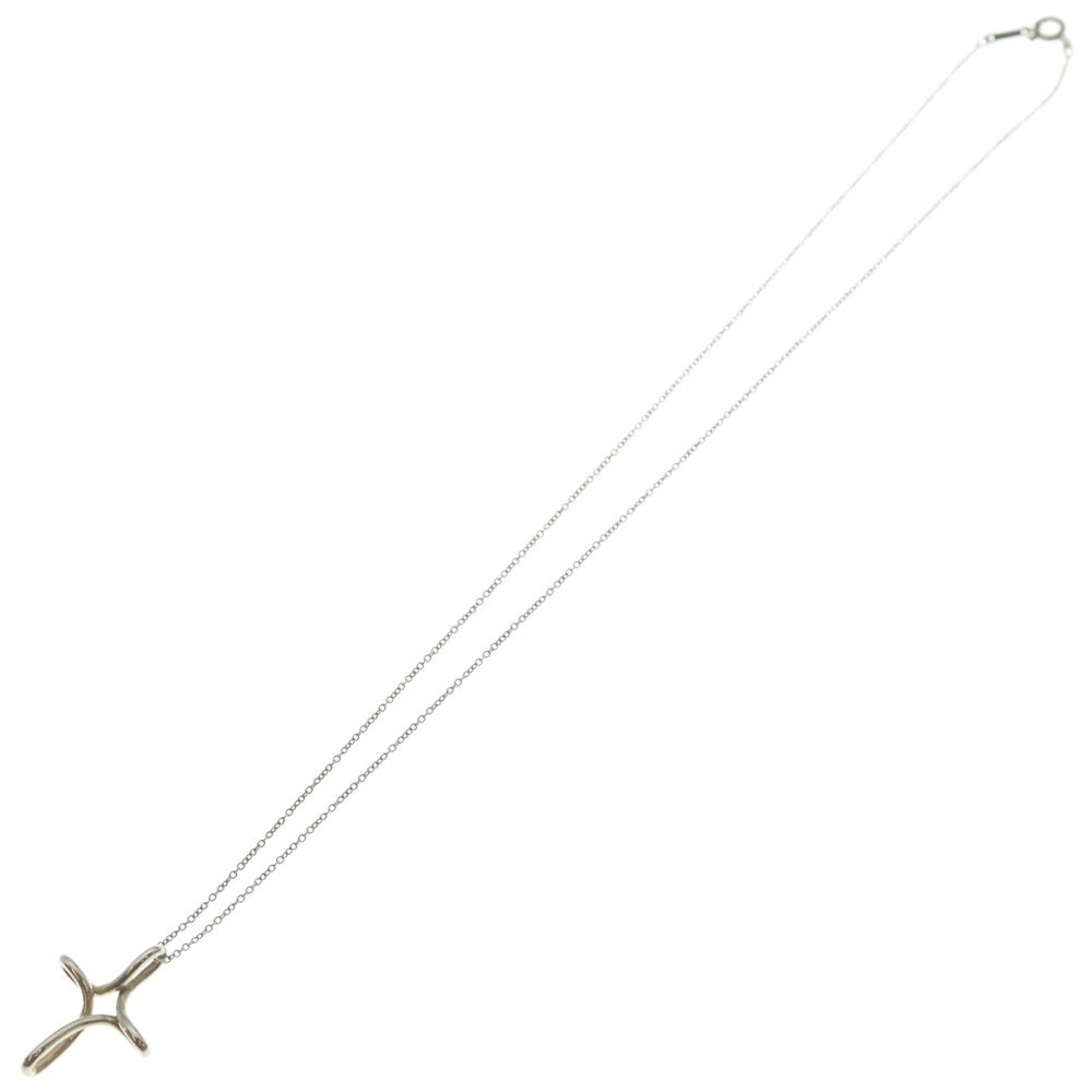 TIFFANY & Co.(ティファニー) インフィニティクロス ネックレス ペンダント チェーン シルバー SV925 2.7g レディース
