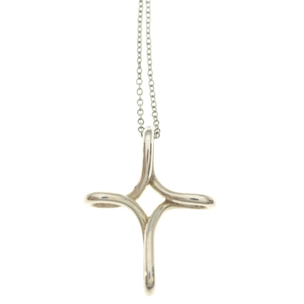 TIFFANY & Co.(ティファニー) インフィニティクロス ネックレス ペンダント チェーン シルバー SV925 2.7g レディース