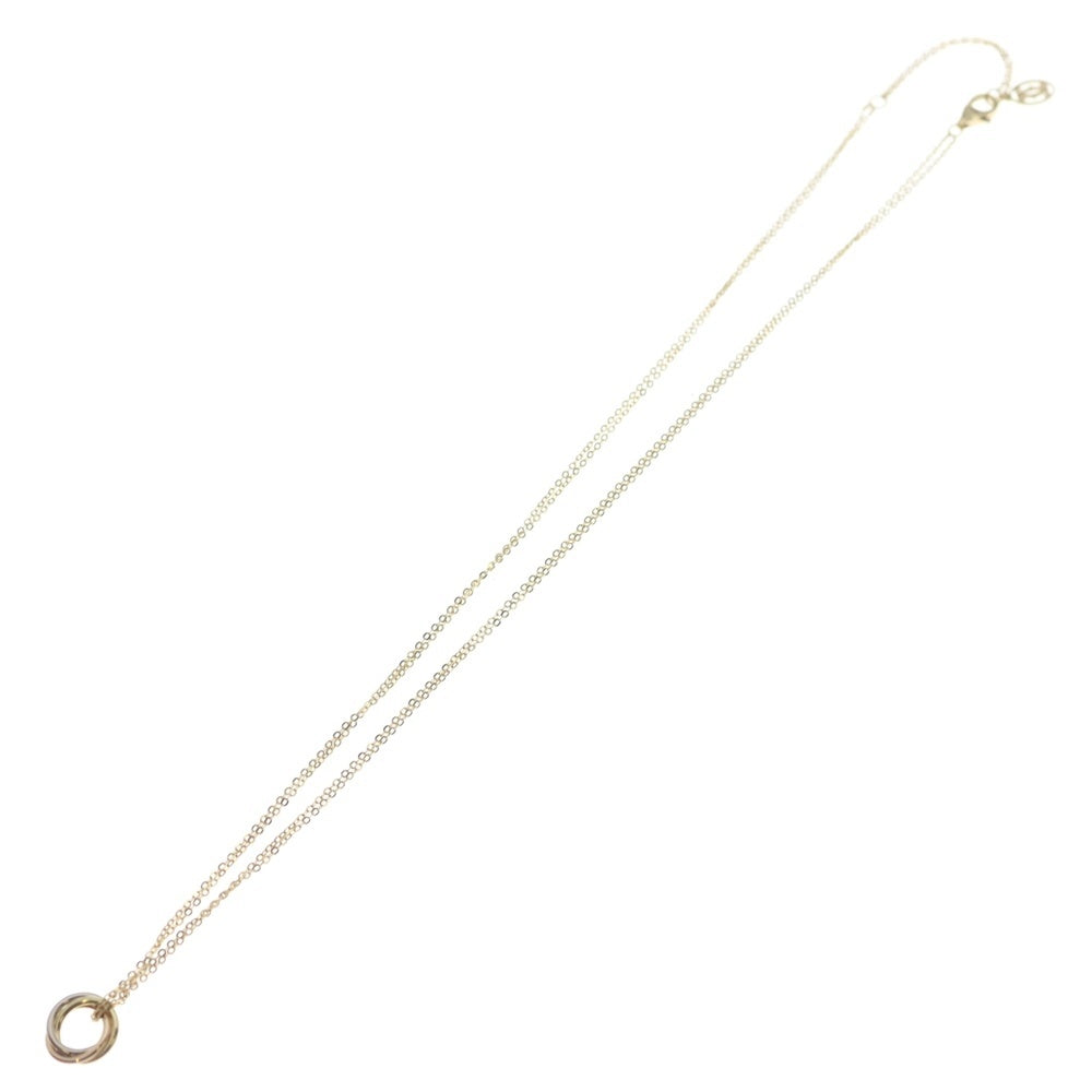 Cartier(カルティエ) トリニティ 2連チェーンペンダントネックレス K18YG/WG/PG イエローゴールド/ホワイトゴールド/ピンクゴールド レディース