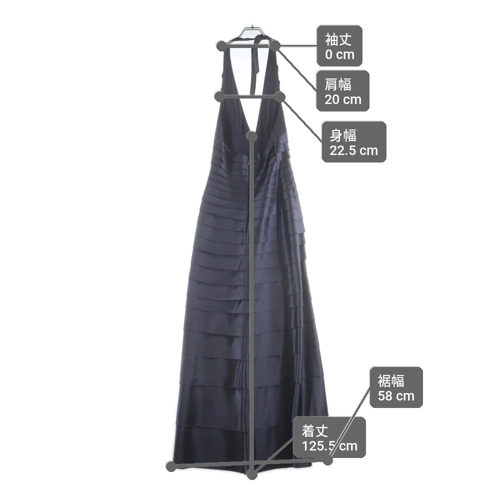 BCBGMAXAZRIA(ビーシービージーマックスアズリア) ロングホルター ドレス ワンピース パープル レディース PCS6G648