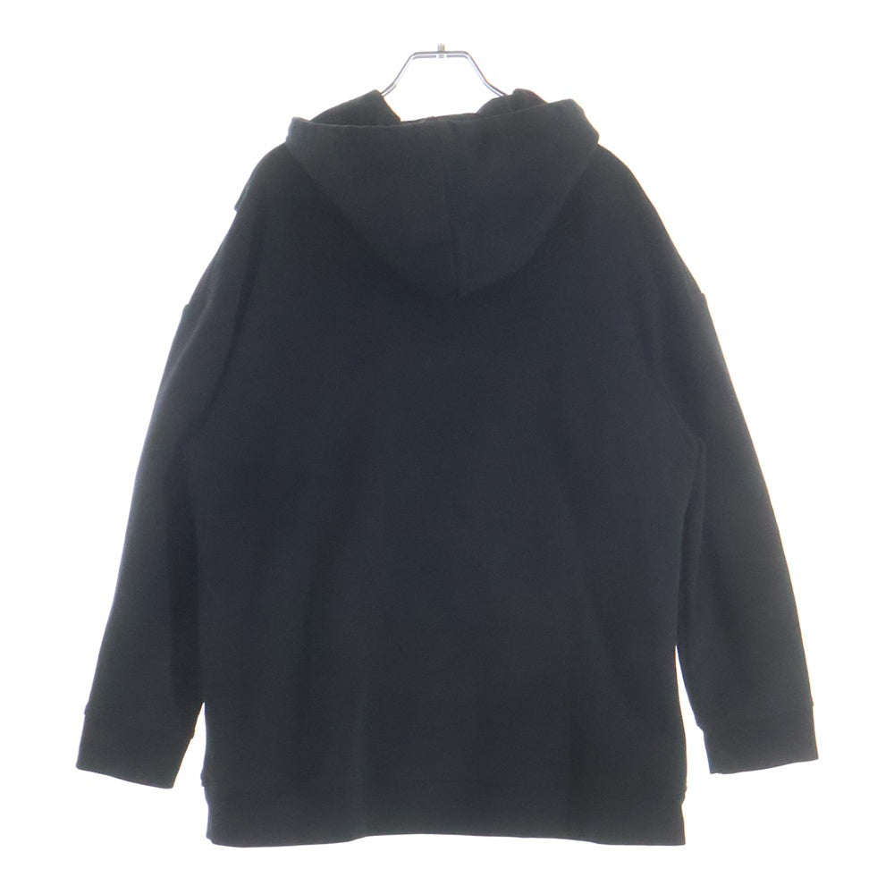 VALENTINO(ヴァレンティノ) アーガイル カットアウト フーディ プルオーバー パーカー ブラック WB0MF13D6QM