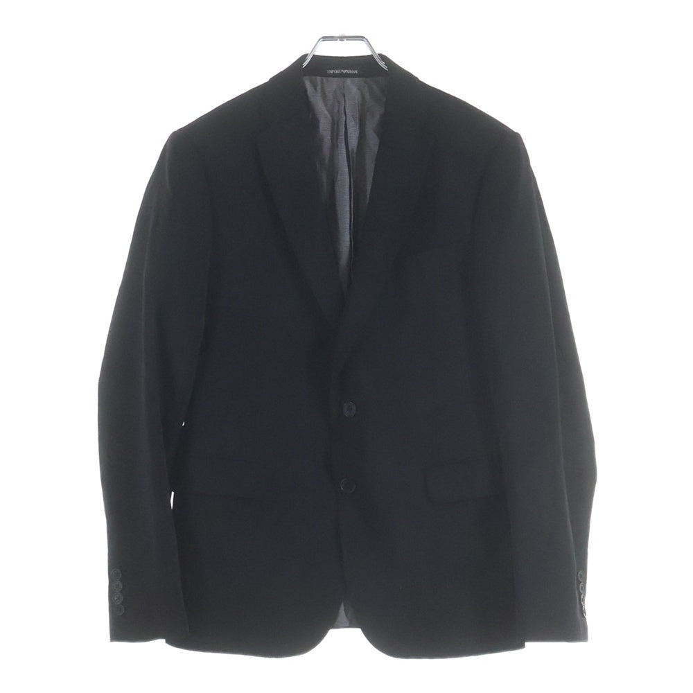 EMPORIO ARMANI(エンポリオアルマーニ) セットアップスーツ ウール 2B テーラードジャケット スラックスパンツ ブラック