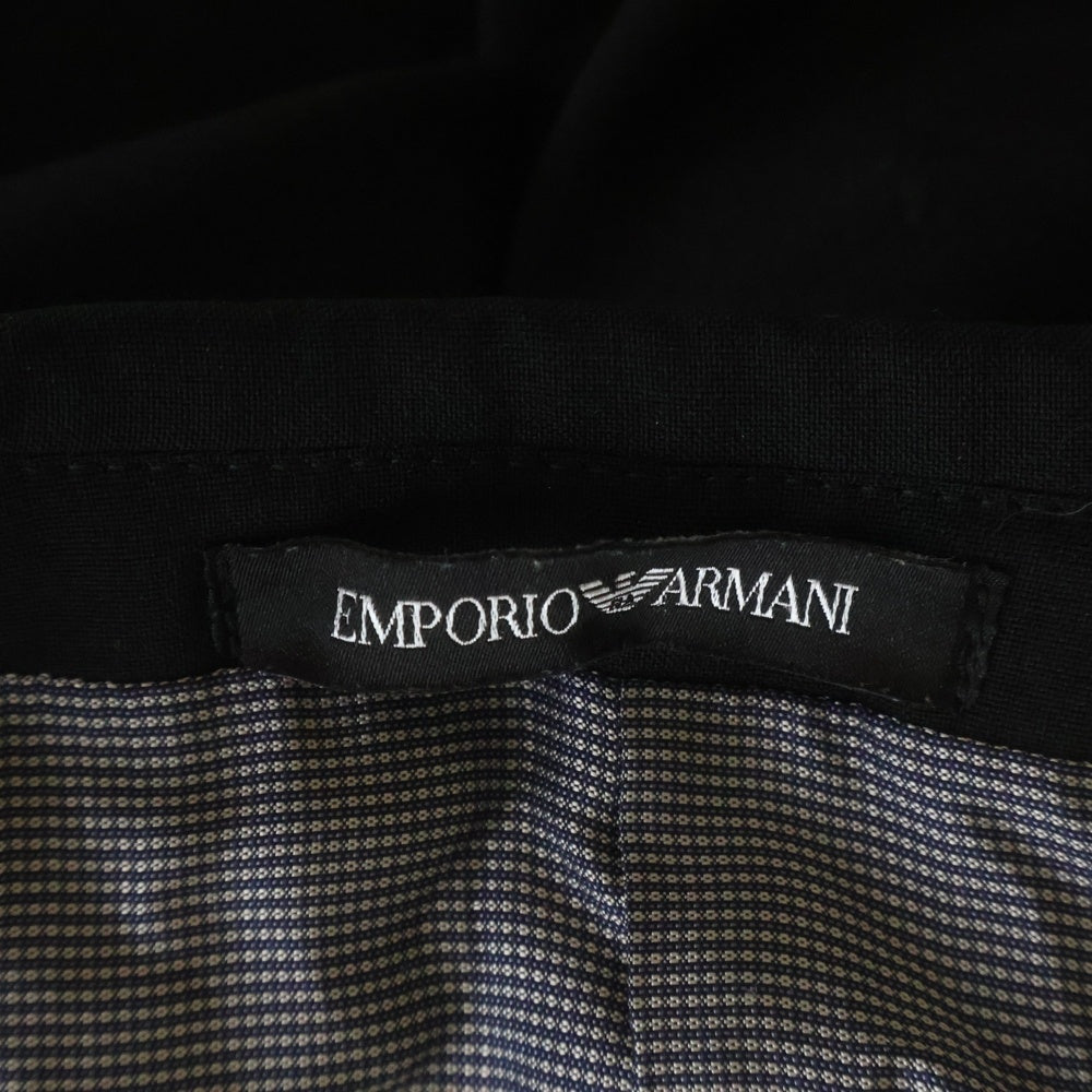 EMPORIO ARMANI(エンポリオアルマーニ) セットアップスーツ ウール 2B テーラードジャケット スラックスパンツ ブラック