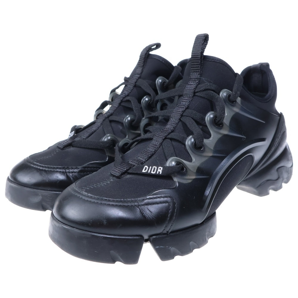 Christian Dior(クリスチャンディオール) D-Connect ディーコネクト ローカットシューズ スニーカー ブラック 36.5 レディース