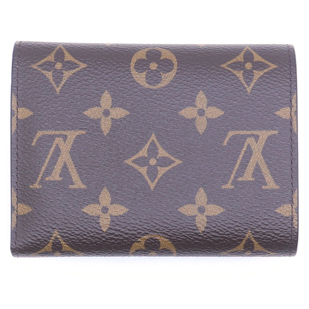 LOUIS VUITTON(ルイヴィトン) モノグラム ポルトフォイユヴィクトリーヌ ローズバレリーヌ ブラウン PVC M62360 ICタイプ レディース