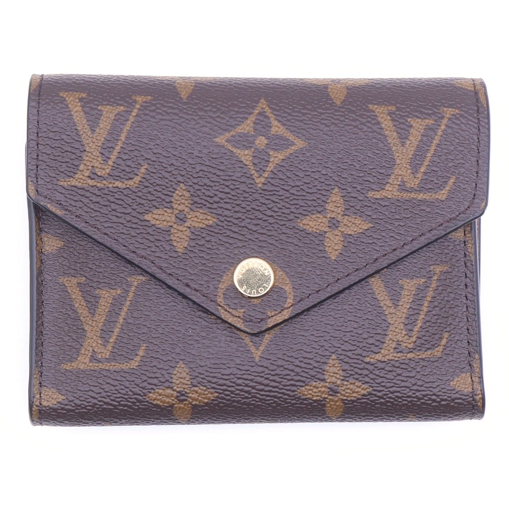 LOUIS VUITTON(ルイヴィトン) モノグラム ポルトフォイユヴィクトリーヌ ブラウン PVC M62472 ICタイプ ウォレット レディース