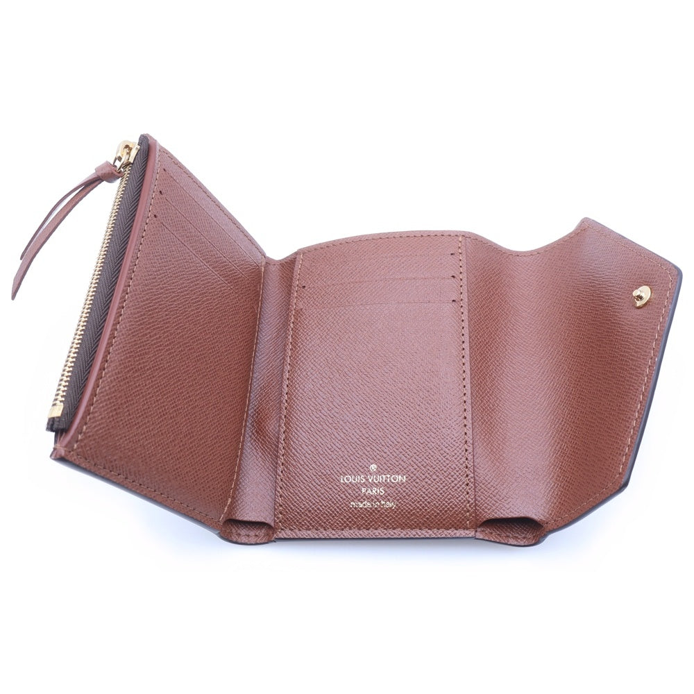 LOUIS VUITTON(ルイヴィトン) モノグラム ポルトフォイユヴィクトリーヌ ブラウン PVC M62472 ICタイプ ウォレット レディース