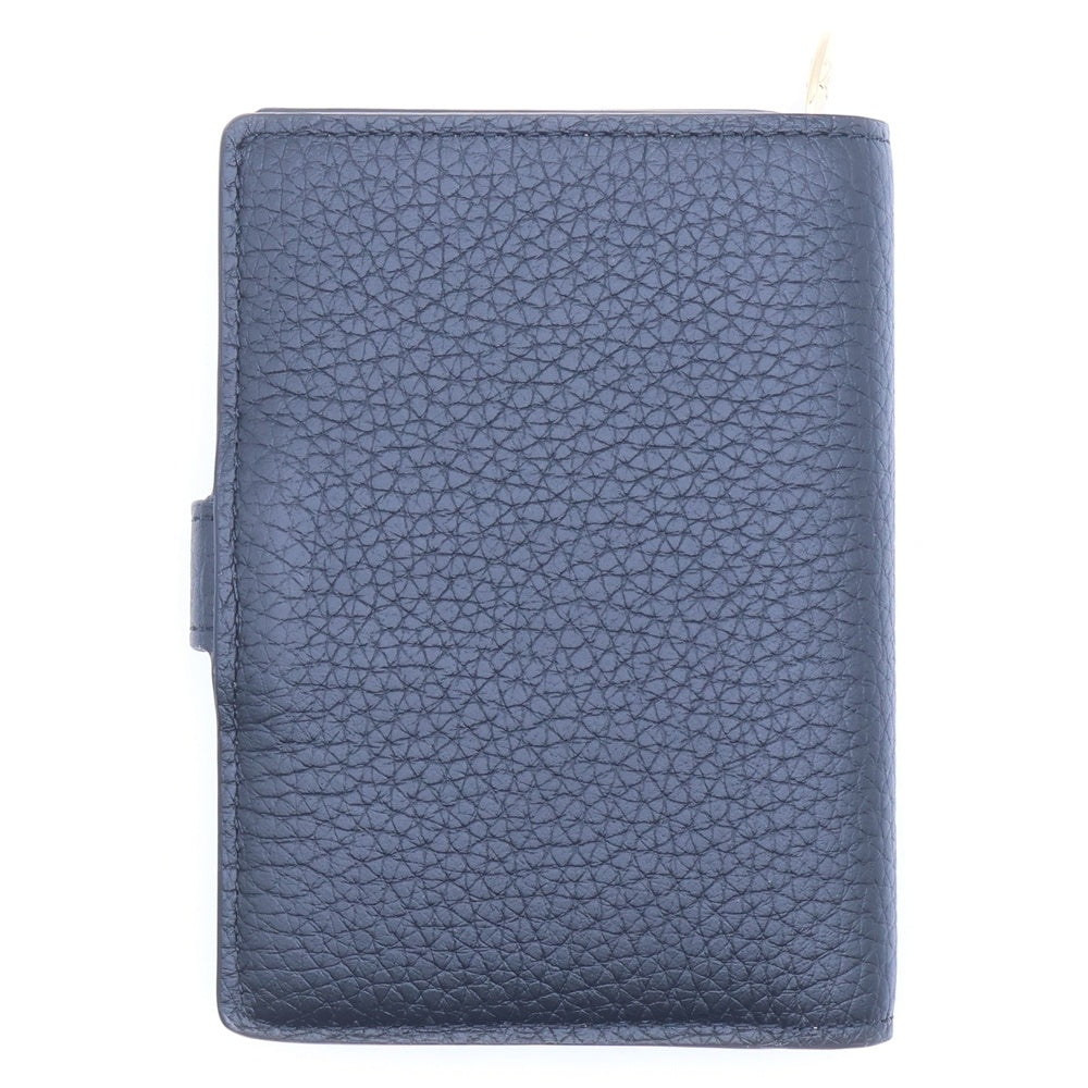 LOUIS VUITTON(ルイヴィトン) LVヴェルティカル コンパクトウォレット ブラック レザー M81561 ICタイプ レディース