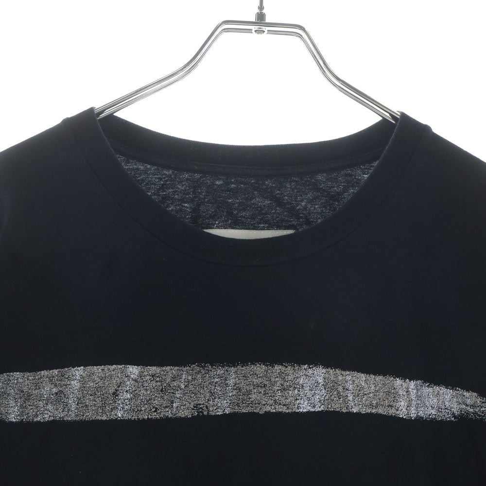 MM6 Maison Margiela(エムエムシックスメゾンマルジェラ) 15AW シルバーライン 半袖カットソー Tシャツ ブラック S32GC0399 S22602 レディース