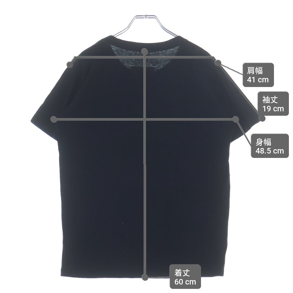 MM6 Maison Margiela(エムエムシックスメゾンマルジェラ) 15AW シルバーライン 半袖カットソー Tシャツ ブラック S32GC0399 S22602 レディース