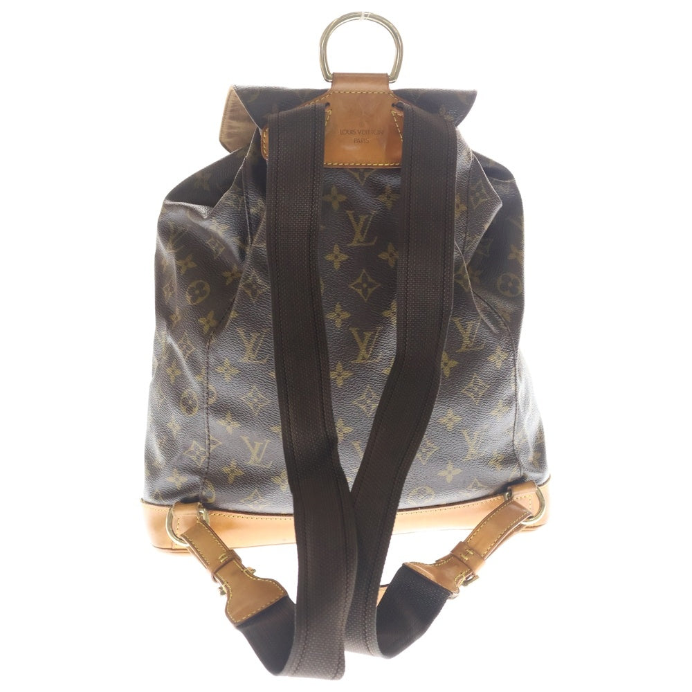 LOUIS VUITTON(ルイヴィトン) モノグラム モンスリGM M51135 ブラウン PVC リュックサック レディース